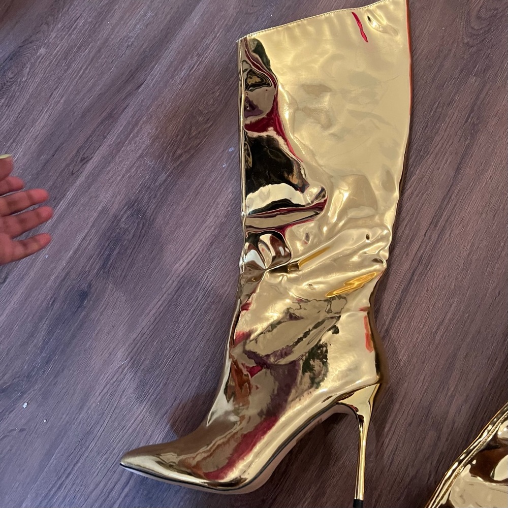 Mettalic Boots